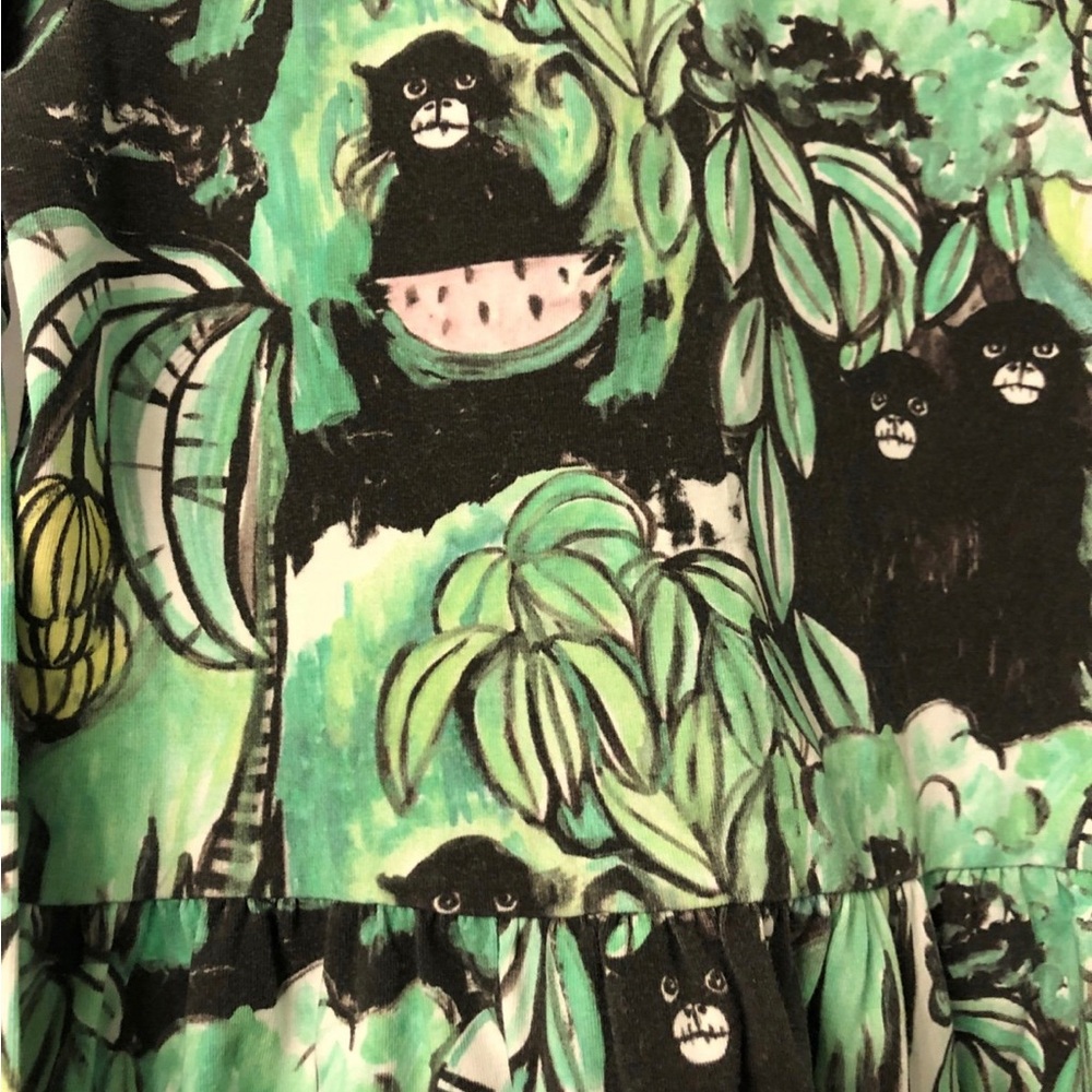 Mini Rodini Jungle Print Dress -128/134 - Picture 2 of 8
